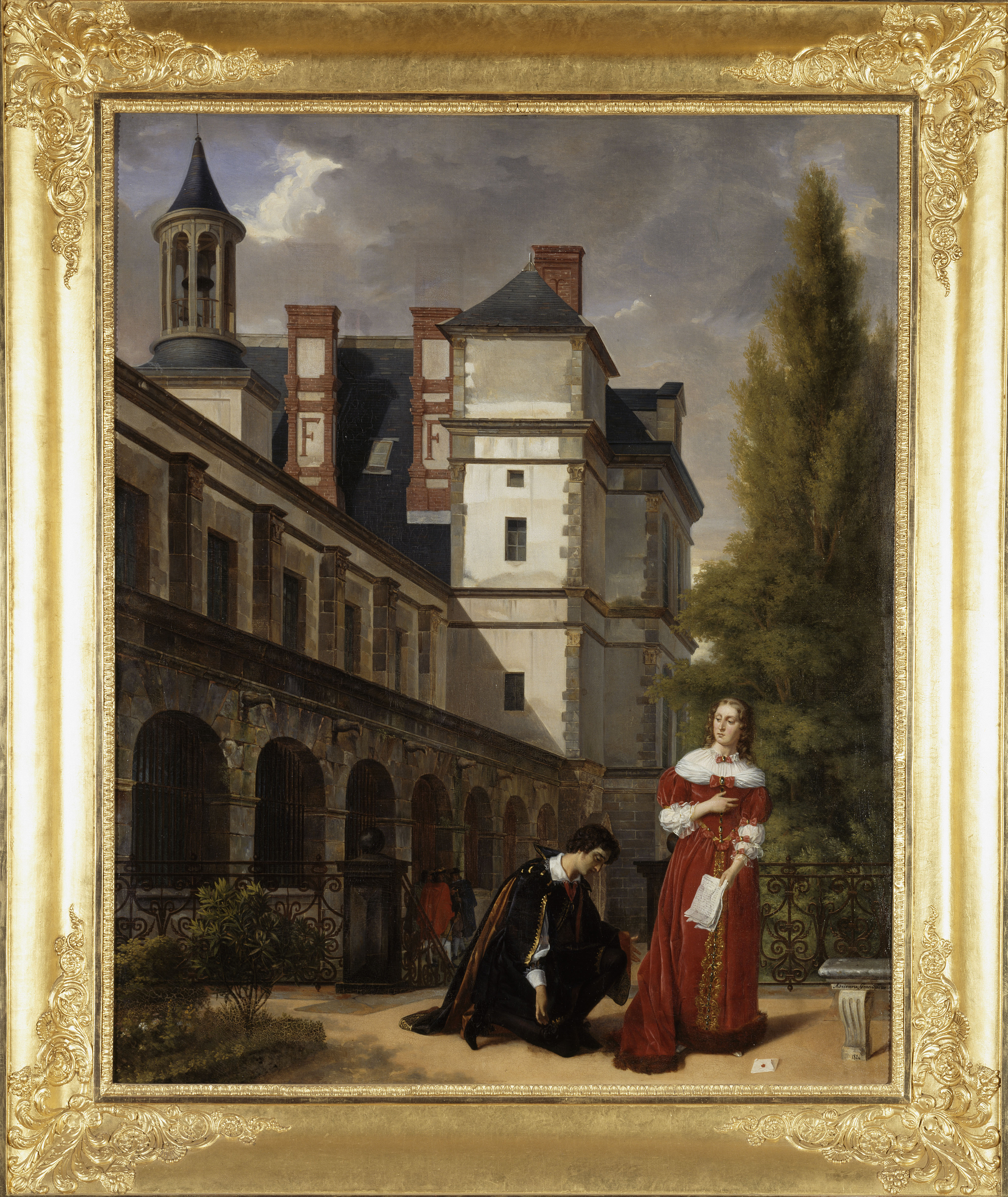 Christina has her great squire Monaldeschi murdered - Château de Fontainebleau - © RMN Grand Palais