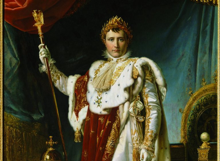 Napoléon en costume de sacre - château de Fontainebleau