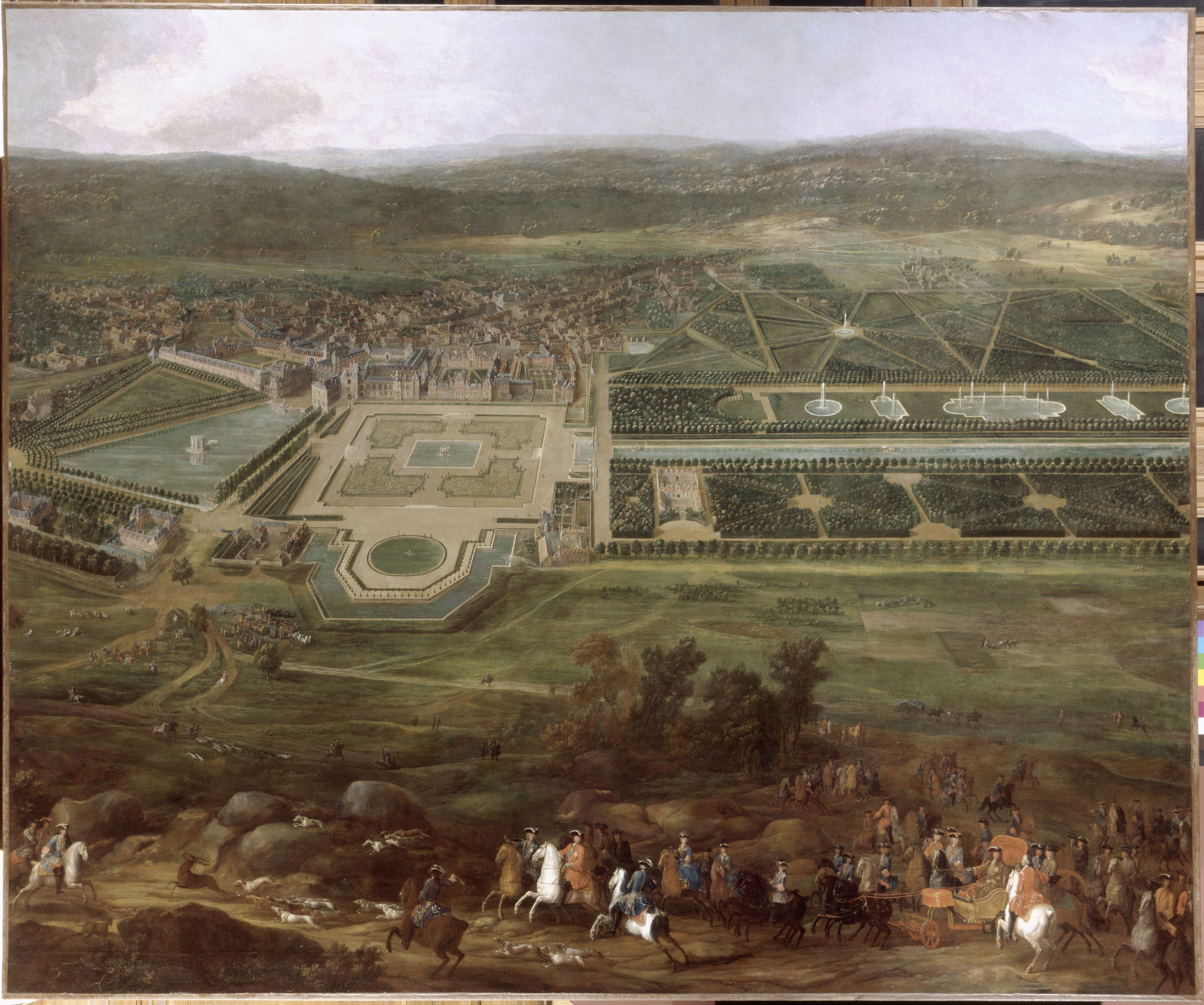 The Château de Fontainebleau, the secondary residence of the Kings of  France 