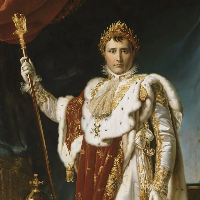 Наполеон в коронационном одеянии