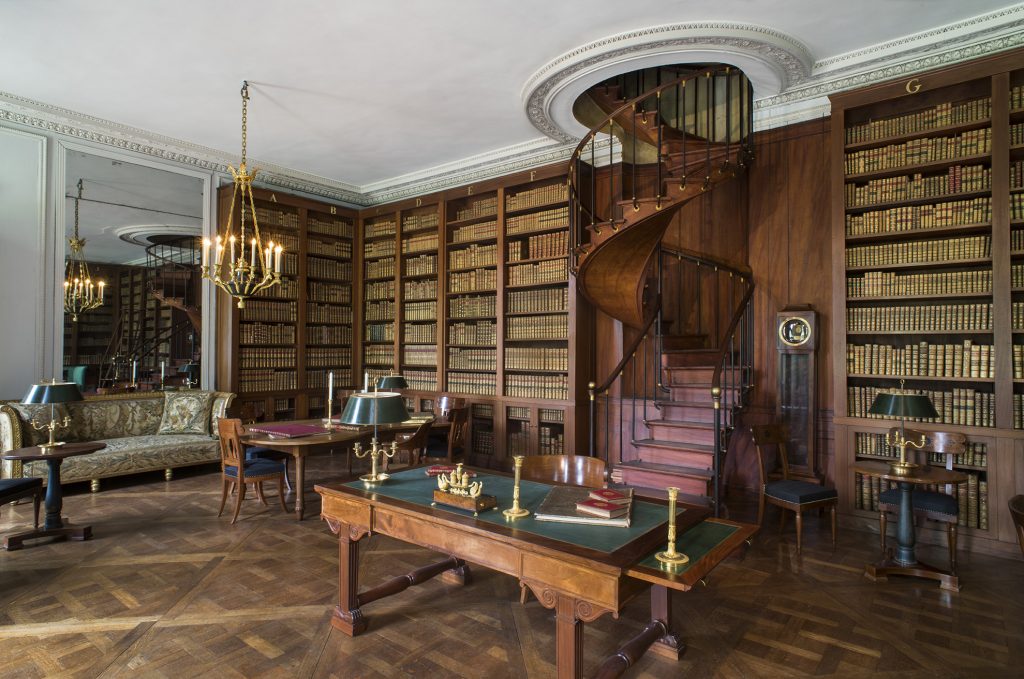 Bibliothèque particulière de l’Empereur du château de Fontainebleau
