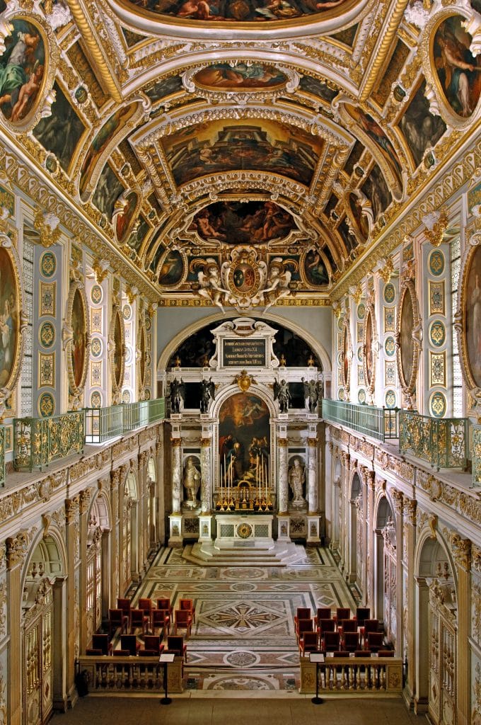 Chapelle de la Trinité, dans laquelle se déroule des concerts des Amis de l'Orgue de Fontainebleau