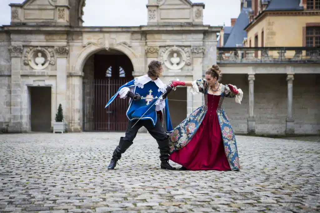 Visite d'Artagnan pendant les vanaces d'hiver 2024 au château de Fontainebleau