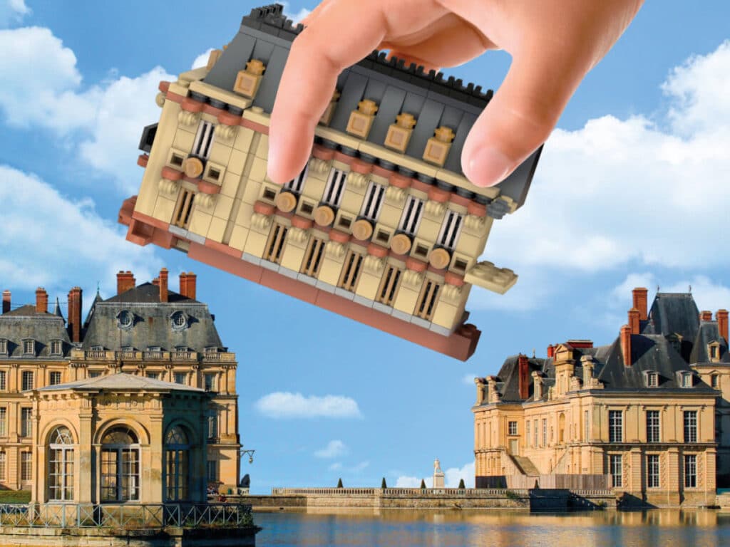 Atelier Lego Les grands Bâtisseurs pendant les vacances d'hiver 2024 au château de Fontainebleau